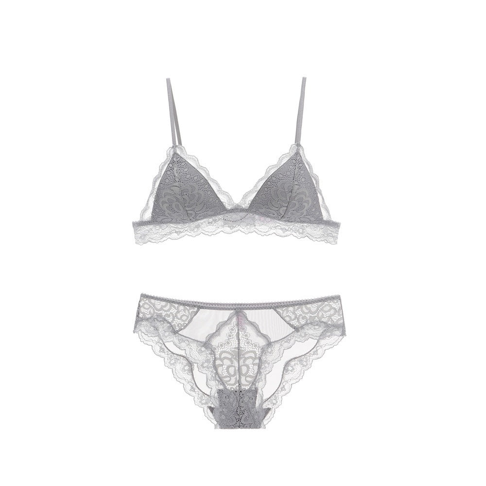 Triangle cup bra suit