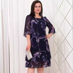 Printed Chiffon Dress